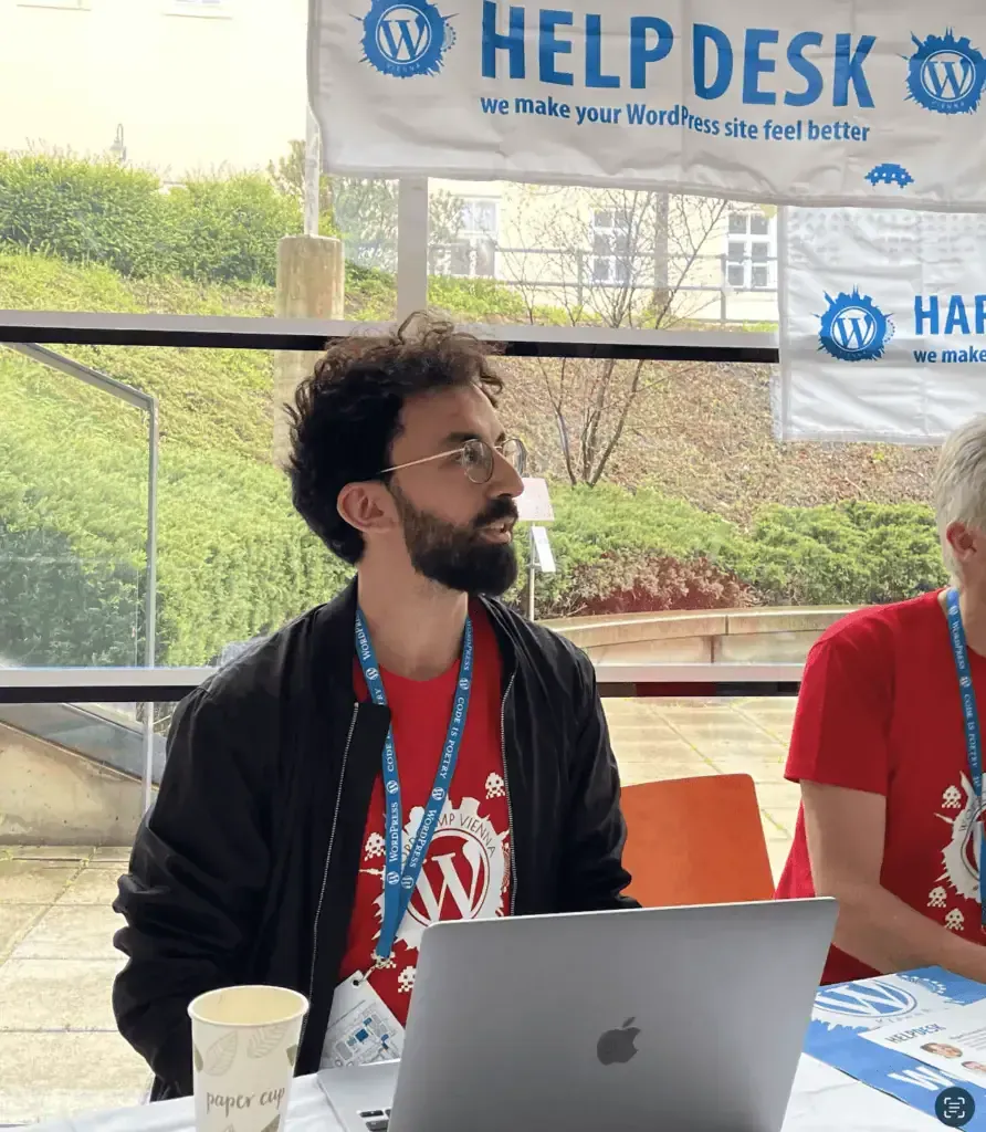 Florian Salman beim WordCamp