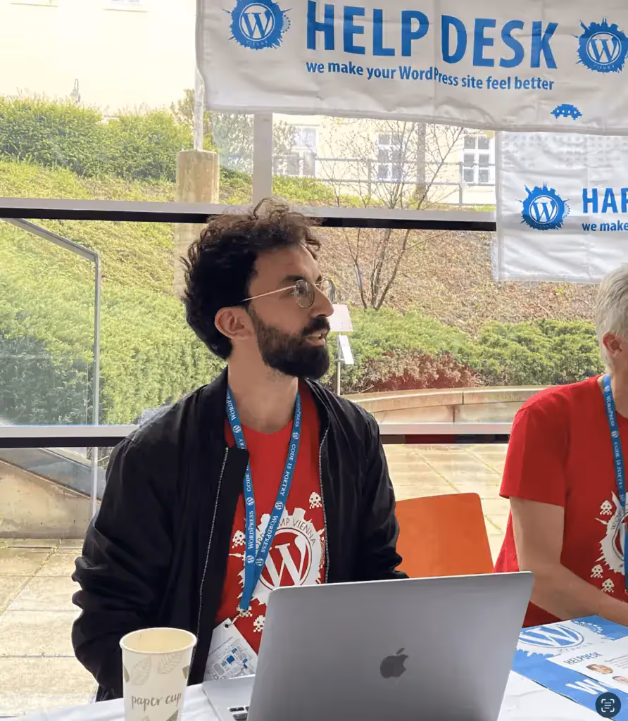 Florian Salman beim WordCamp